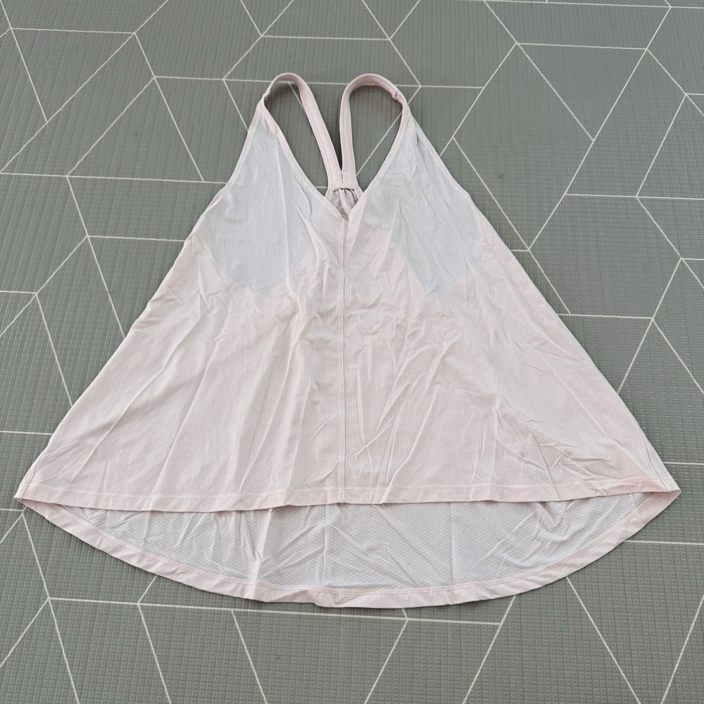 Lululemon Racerback Tank Top Size 8-10 Light Pink‎ Flowy Singlet Tank